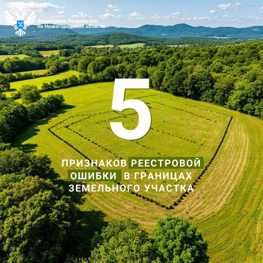 Нижегородский Росреестр: 5 признаков реестровой ошибки  в границах земельного участка